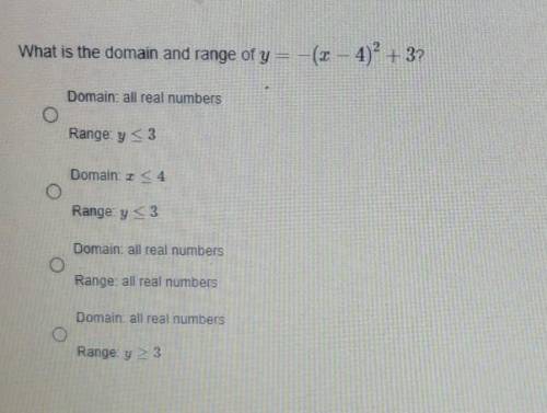 Help plswhat is the domain and rangereal answers only​