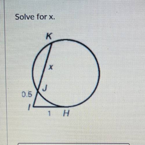 Please help, solve for x