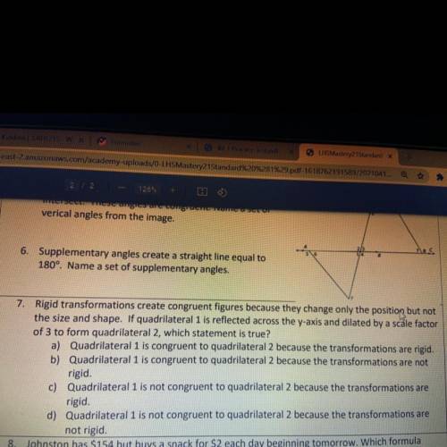 Help with number 7 please just real answers tell me how you got the answer. I’ll appreciate it.