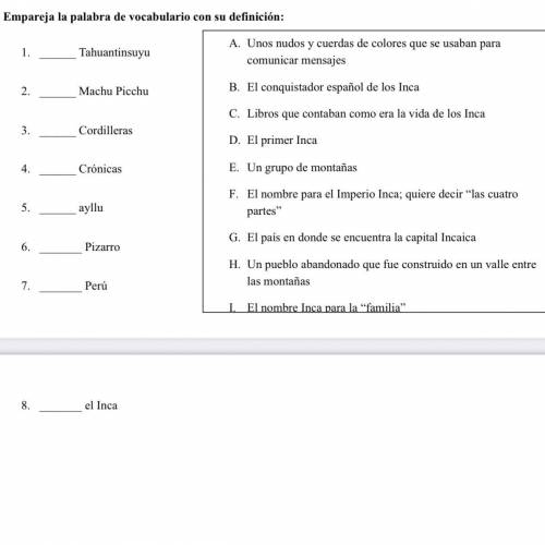 I need help with my Spanish homework