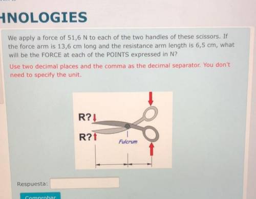 I have a question about this technology homework thing about levers:

(I know the result is 264.10