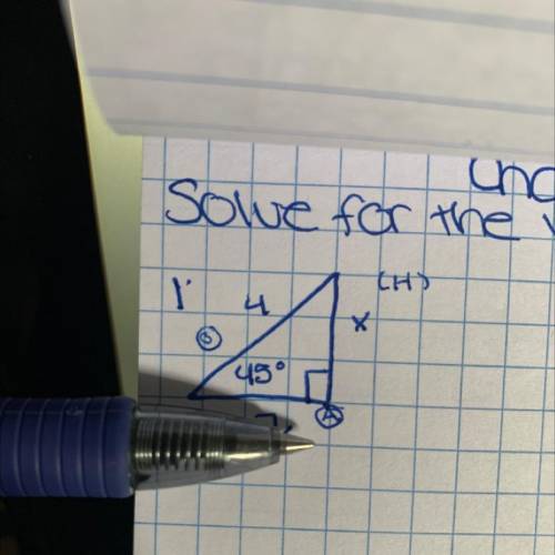 Solve for the variable