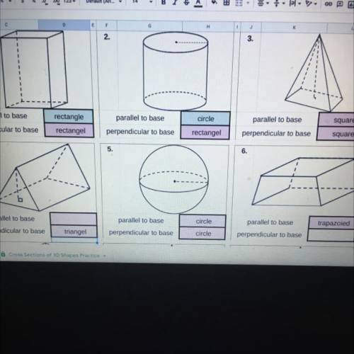 Hi!

Can someone help me with this math sheet as you can see I have tried to answer some and I got