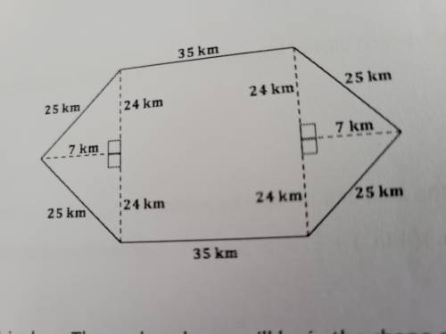 Help please I need the area of the whole shape