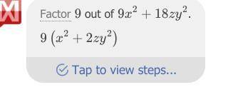 What is the greatest common factor of 36x^3-
9x² +18zy^2??