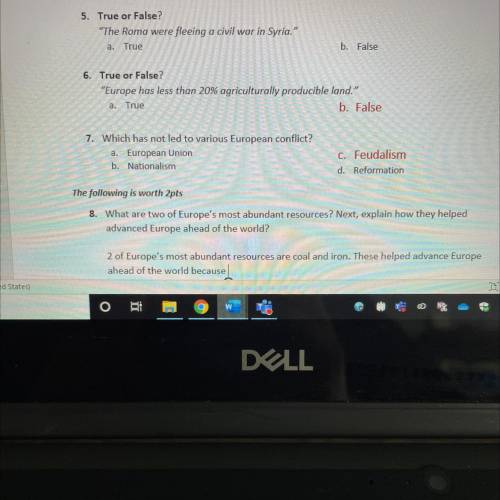 Please help with these 4 ASAP ITS DUE IN 30 minutes