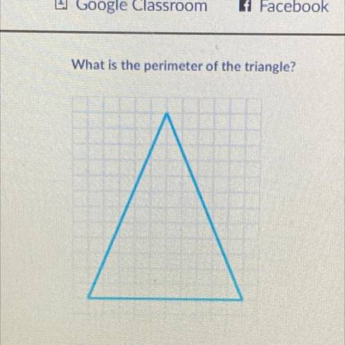 NEED HELP NOW WHAT IS THE PERIMETER OF THE TRIANGLE