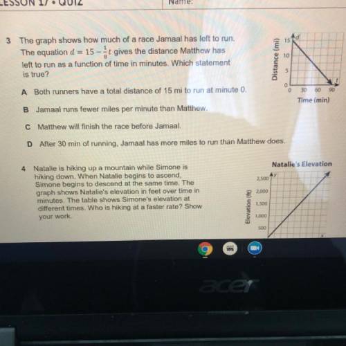 PLEASE HELP Me SOLVE PROBLEM NUMBER 3&4 Please Please