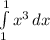 \int\limits^1_1 x^3 \, dx