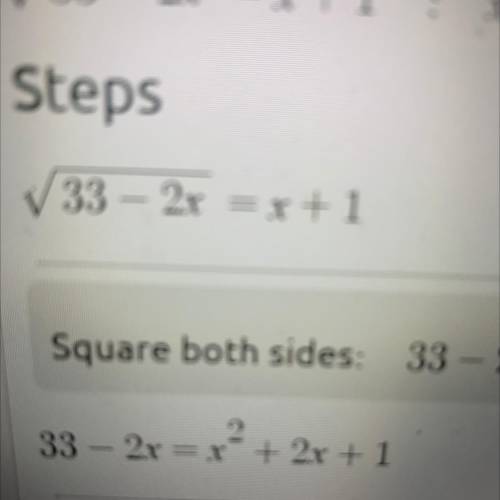 I’m trying to do this equation but don’t know where the 2 came from when you square it. Can somebod