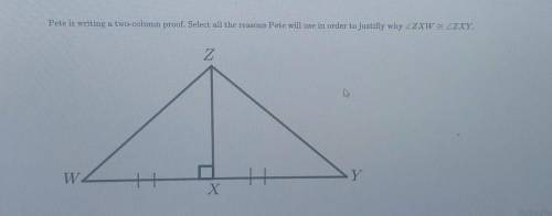 Answers are, Perpendicular Lines Theorem,Perpendicular angles are congruent,Definition of an angle