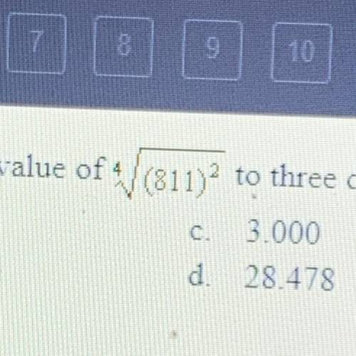 Use a calculator to approximate the value of this number to three decimal places.