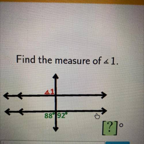 Find the measure of < 1.