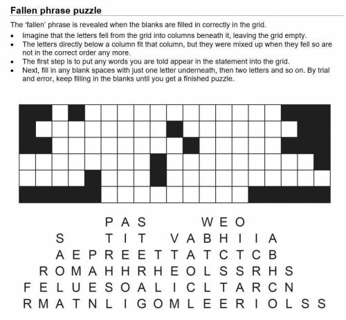 Solve this fallen phrase puzzle. Will give brainliest.