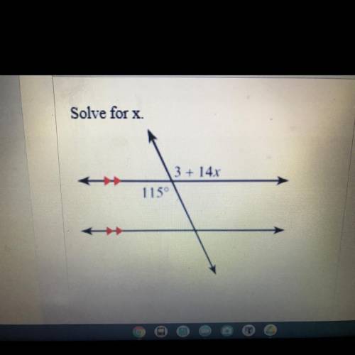 Solve for x ????????????