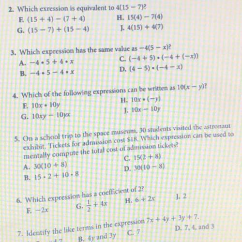 Anyone know questions 2, 3, 4, 5 and 6?