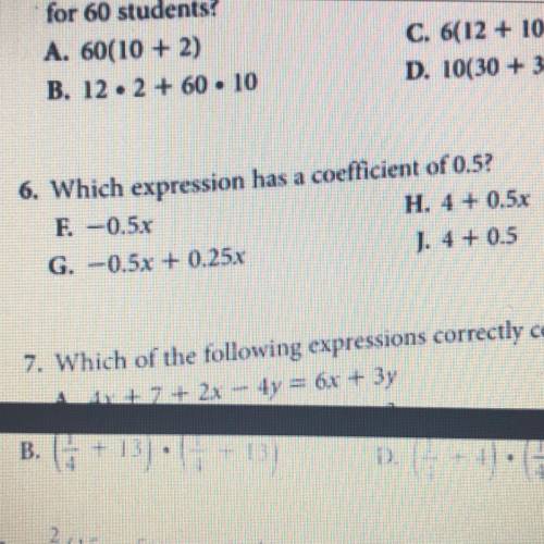 Anyone know the answer to number 6?