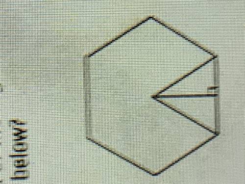What is the area of the regular polygon shown below

A. 12√3 in²
B. 48√3 in²
C. 24√3 in²
D. 72 in²