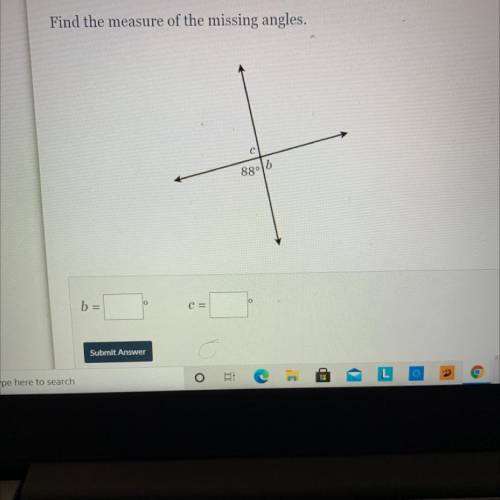 Find the measure of the missing angles.
PLEASE HELP !