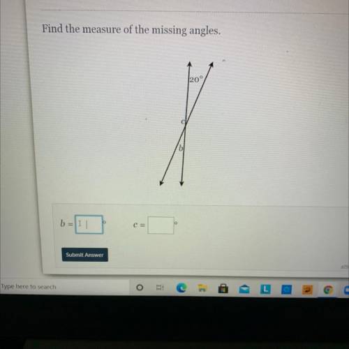 Find the measure of missing angles