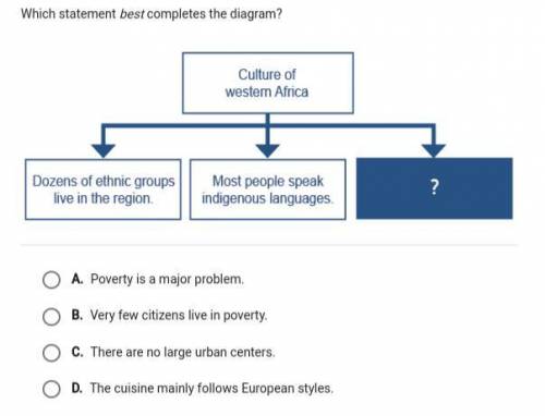 Which statement best completes the diagram?