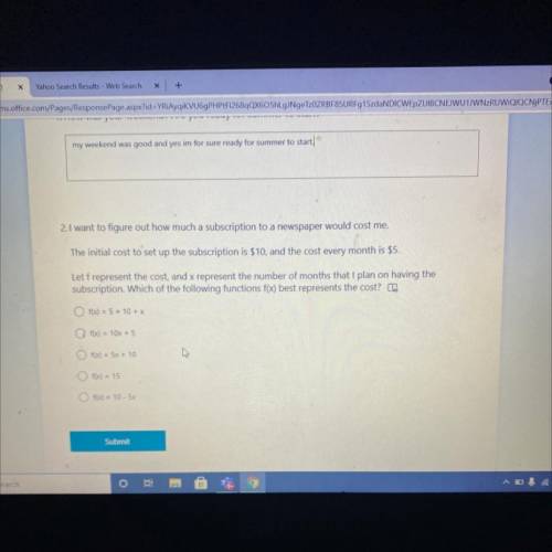 I need help with this question thank you :)