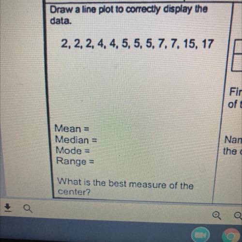 I need the mean, median, mode, and range