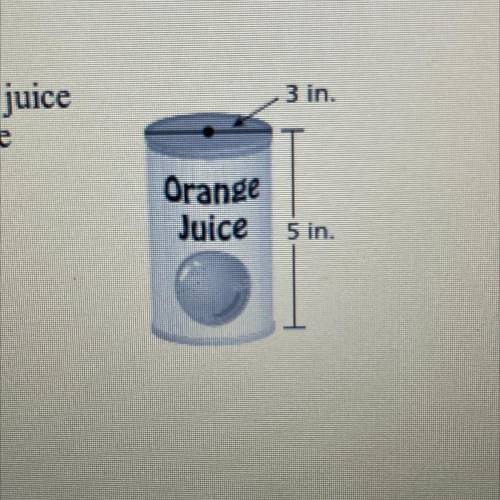 to make orange juice directions call for a can of orange juice concentrate be mixed with three cans