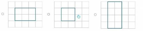Which rectangle can be made from a parallelogram with a base of 2 units and a height of 4 units? (a