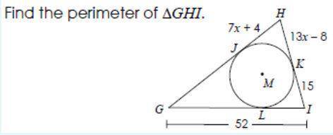 Find the perimeter of GHI