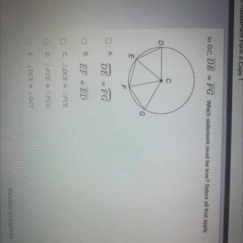 Measurement of a circle

(Giving brainliest to correct answer) 
SELECT ALL THAT APPLIES