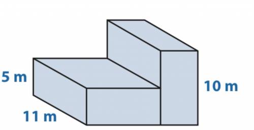 The diagram below shows the dimensions of two identical rectangular prisms joined together. What is