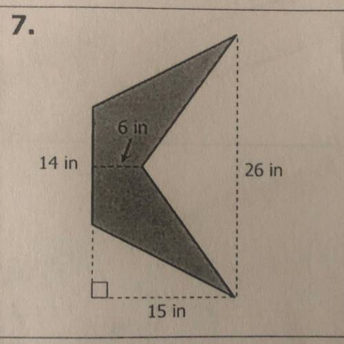 FIND THE AREA OF THE SHADED REGION! Round to the nearest hundredths where necessary. Please help me