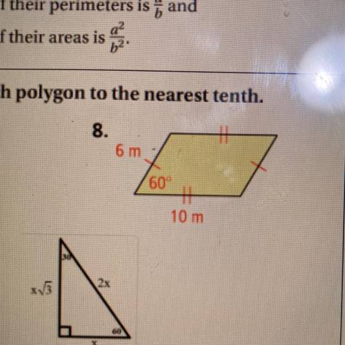 15 POINTS! Find the area of each polygon to the nearest tenth. Please show ur work