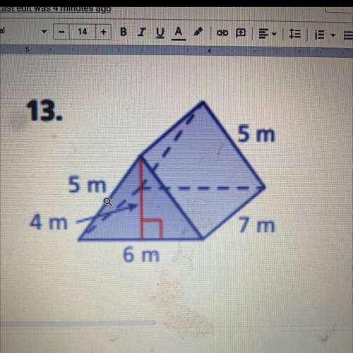 Solve the surface area please help you will get brainliest