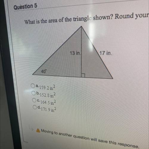 What is the area of the triangle?????
