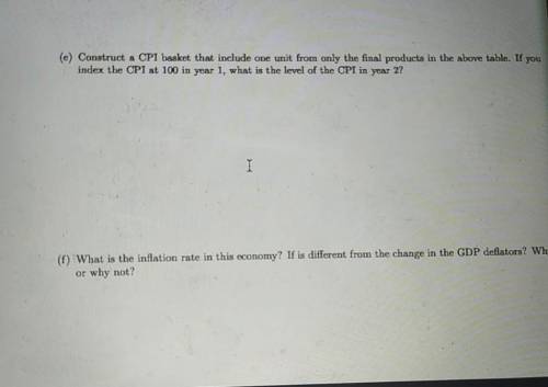 Introduction to Macroeconomics GDP Question