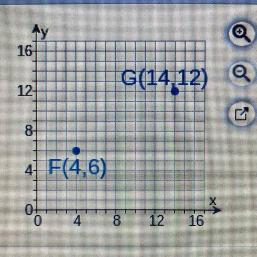 Find the distance between F and G