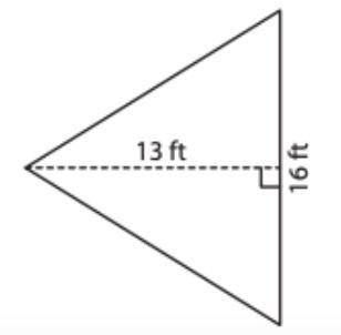 Find the area of the triangle below!!!