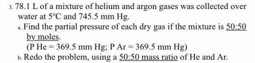 How do I solve this chemistry problem? Any help would be very much appreciated! :)

(Image attache