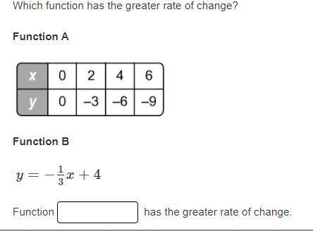 What is a greater rate of change, -3/2 or -1/3?

I was confused by this because -3/2 CHANGES more