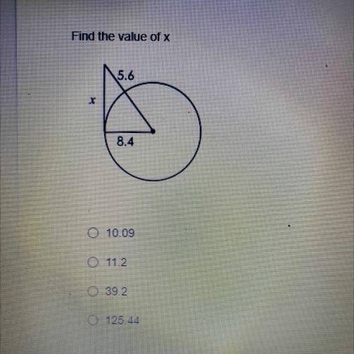Find the value of x with explanation please