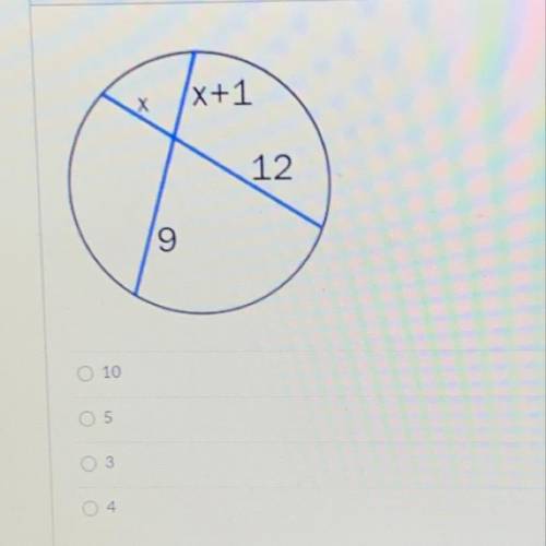 Plsssss help me with this angle circle problem what is x