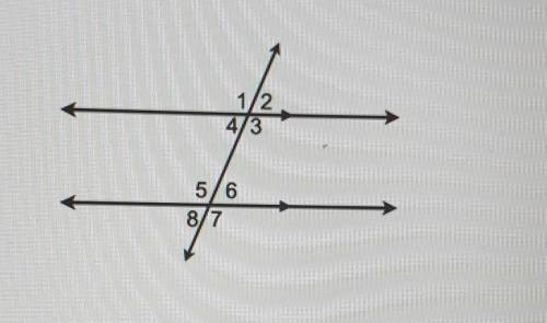 1) In the figure below, m_2 = 60°. Find the measure of each angle. Write which postulate(s) or

th