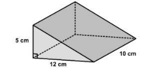 Find the surface area of this prism. this will involve having to use the pythagorean theorem.

plz