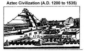 The image above depicts an early Latin American civilization.

What does this illustration suggest