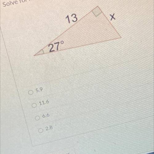 Solve for X. I mark brainliest