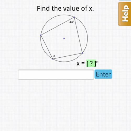 Find the value of X. geometry!! only answer if you know how please !