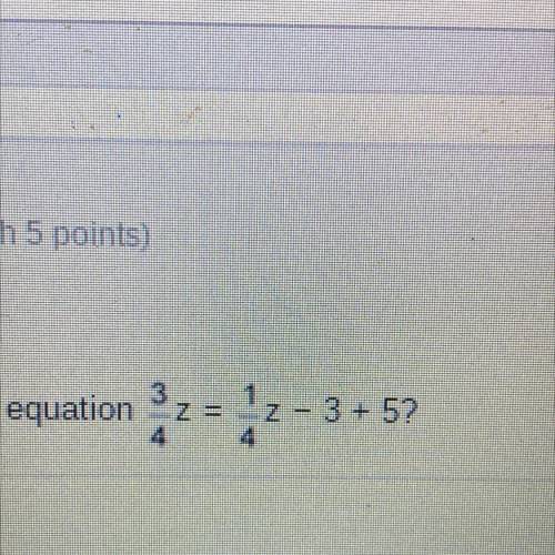 Which statement is true about the equation

It has no solution.
It has one solution
It has two sol