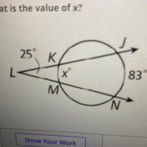 What is the value of x? Help?
